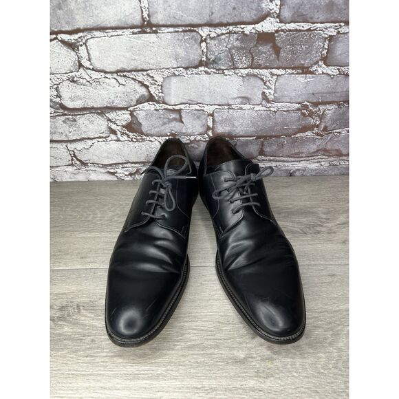 To Boot New York Adam Derrick Black Leather Derby Dress Shoes Men Sz 10.5M US/44 main image 11